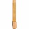 Ekena Millwork Eugene Rough Sawn Timber Gable Bracket, Western Red Cedar, 48"W x 32"H x 4"D x 6"F, 16/12 Pitch GBW048X32X0406EUG00RWR - alternate 5